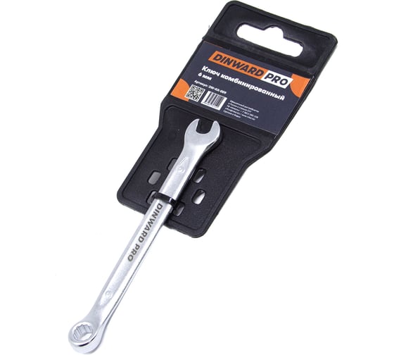Изображение товара Ключ комбинированный DINWARD * 6 CrV холодн штамп (пласт.холдер) 746081v