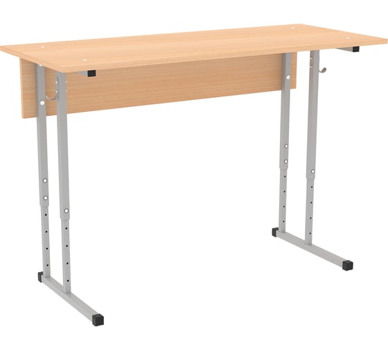 Изображение товара Стол-парта ПИФАГОР 2-мест. регулир. SD-2 (ш1200Хг500Хв580-820мм) рост 3-7 (130-190см),бук, 533347