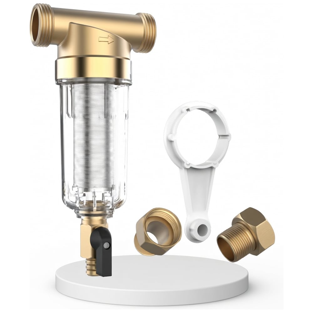 Изображение товара Фильтр FF06-3/4C для холодной воды Магистральный фильтр 3/4" с сеткой 100 мкм