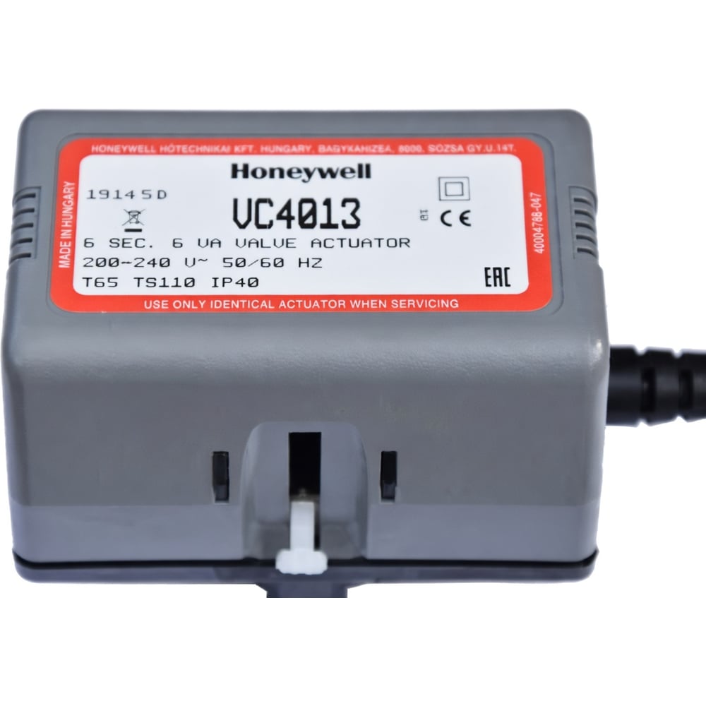Изображение товара Привод зонального клапана Honeywell (2-х пров-ой + 1 общий для SPST) 230V кабель 1м VC4013ZZ00/U Изображение товара Привод зонального клапана Honeywell (2-х пров-ой + 1 общий для SPST) 230V кабель 1м VC4013ZZ00/U