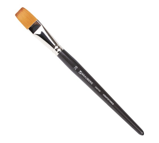 Изображение товара Профессиональная художественная кисть BRAUBERG синтетика мягкая, под колонок, № 20 200705