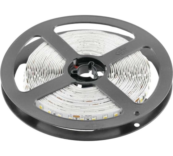 Изображение товара Лента светодиодная GTV FLASH 2835, 600 LED, 24V, IP20, 78W, 10MM, 5M, 2 провода, цвет теплый белый LD-2835-24V-600-20-CB