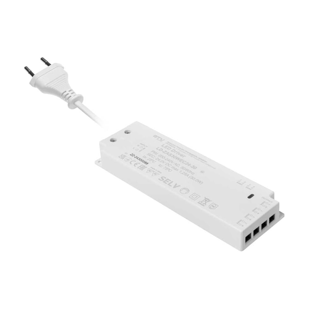 Изображение товара Блок питания GTV SLIM EASY CLICK 24 В 60 Вт