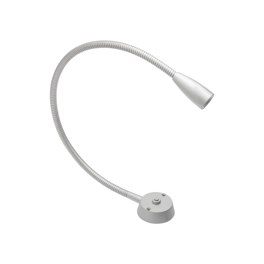 Изображение товара Светильник GTV LED BOSTON 2, кроватный, 12V, LED 1W, с выключателем, IP20, свет теплый белый, цвет алюминий LD-BOS1CBWB-53