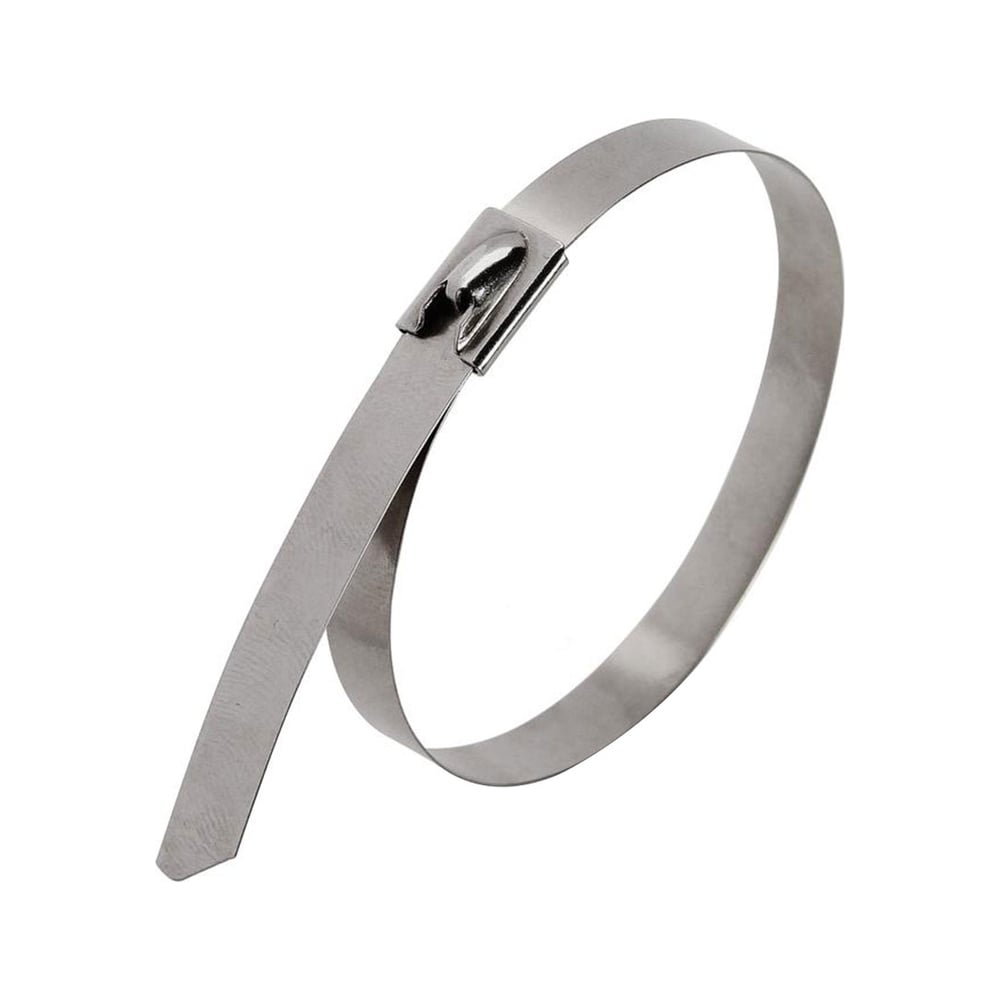 Изображение товара Стальные кабельные стяжки Промрукав СКС-2 304 12x1000, нержавеющая сталь