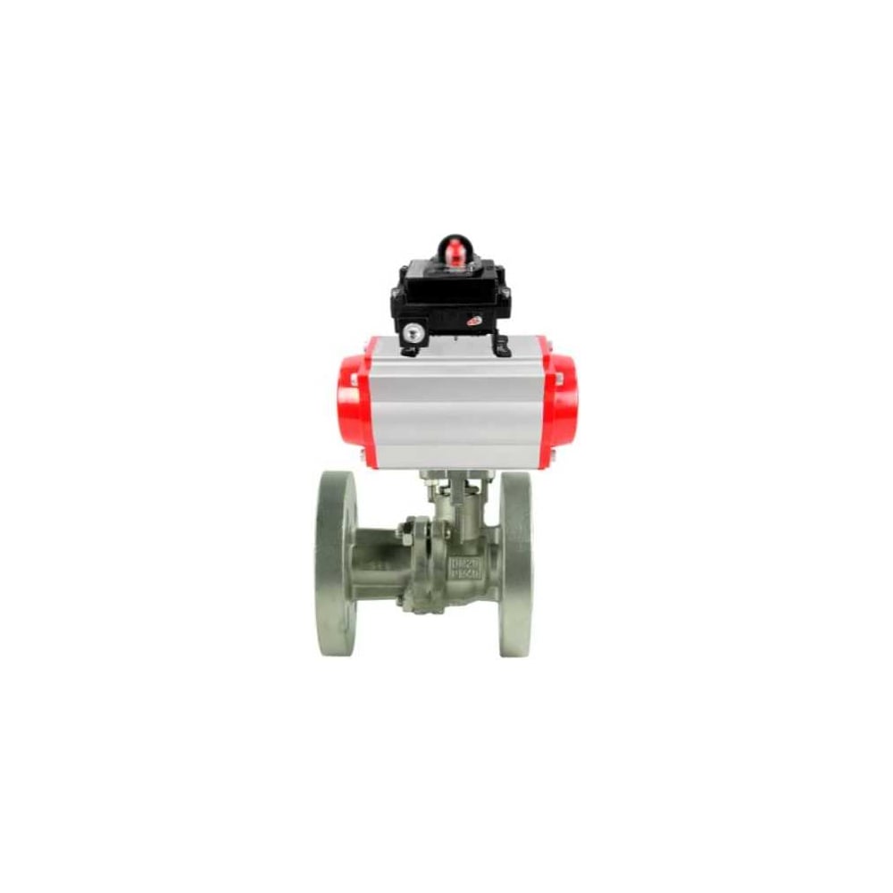 Изображение товара Кран шаровой Дн15 Ру40 фланцевый с пневмоприводом