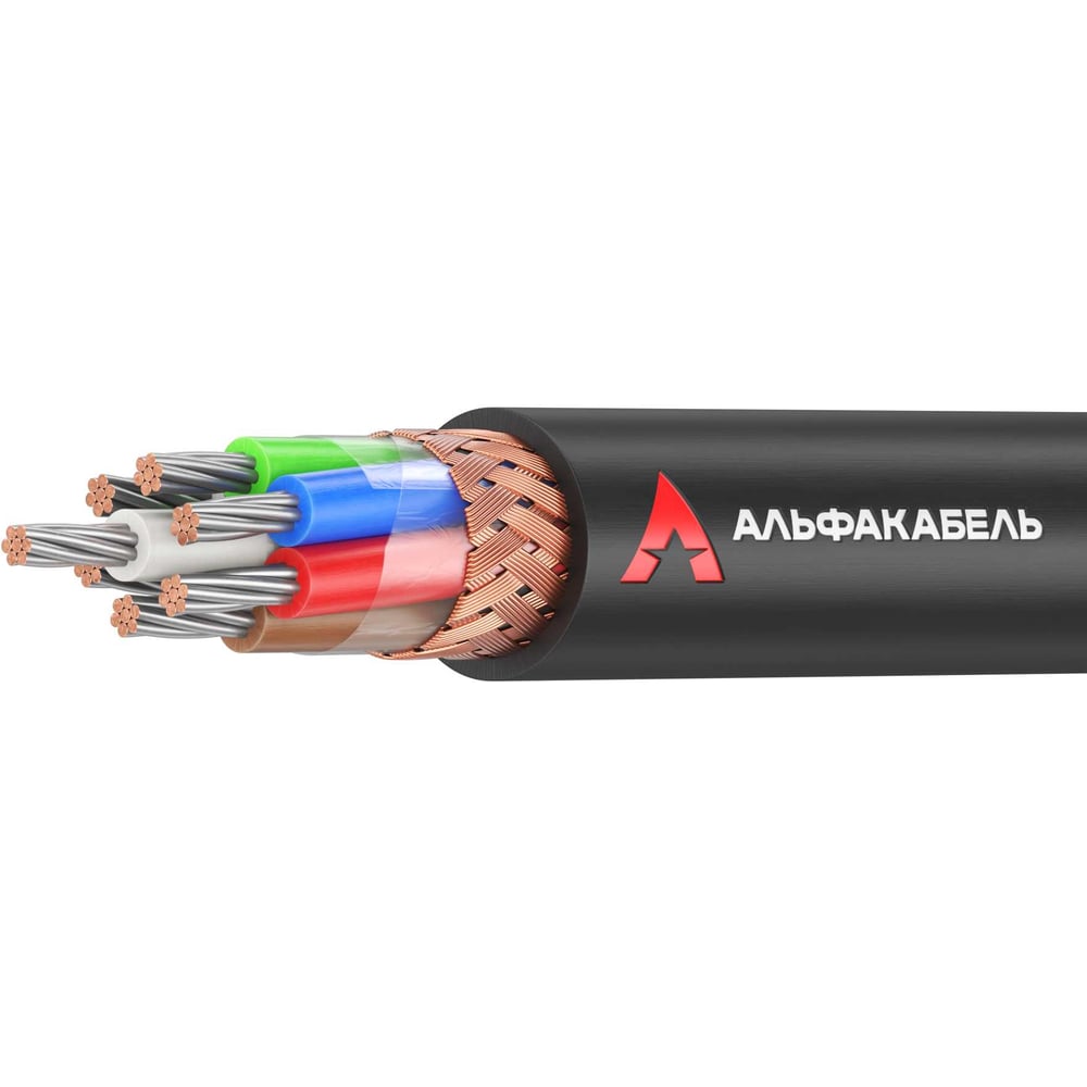 Кабель монтажный АЛЬФАКАБЕЛЬ МКЭШнг(А)-LS 4х0,75 по 100 м 73921