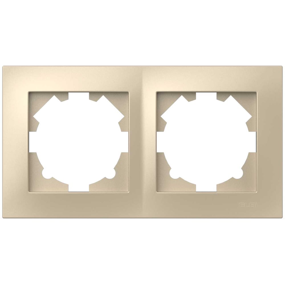 Изображение товара Рамка Vega ELBI слоновая кость 2 поста 156×85 мм