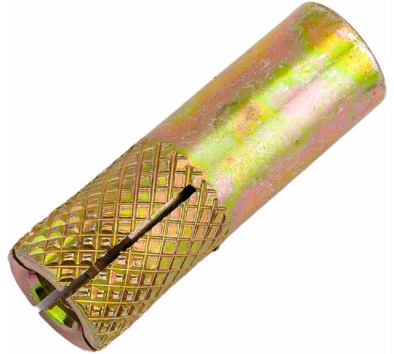 Изображение товара Забивной анкер Промрукав стальной, оцинкованный, цанга М8, 10x30, 100 шт. PR08.2341