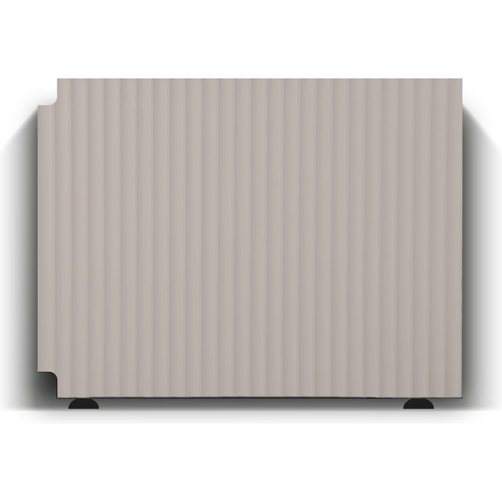 Изображение товара Экран под ванну Alavann МДФ Stil/Alt 0,7 торцевой Фрезеровка волна, бежевый ALV0245007