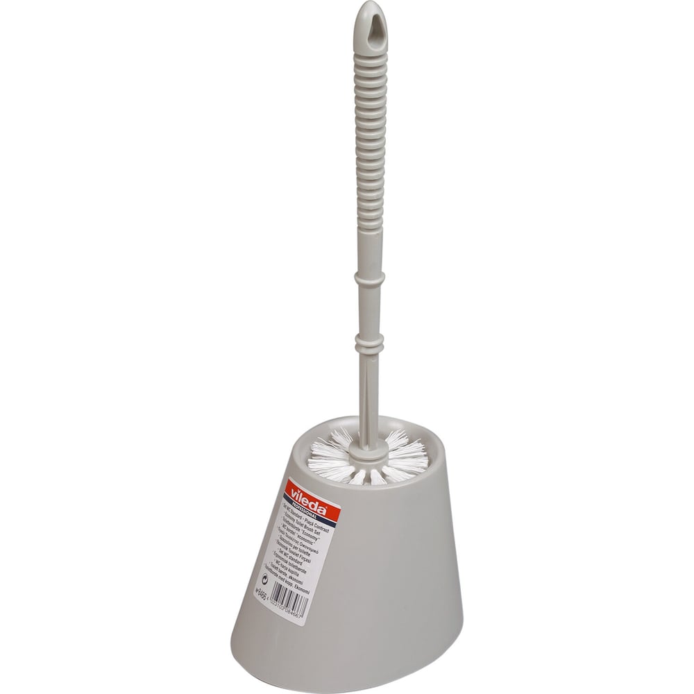 Изображение товара Ершик для туалета с подставкой VILEDA щетина полипропилен, пластик, серый, 100837 703657
