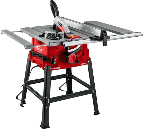 Изображение товара Напольный распиловочный станок ЗУБР 1900 Вт, со станиной и удлинителем СРЦ-254су