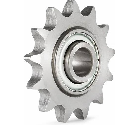 Изображение товара Звездочка натяжная с подшипником для цепи ООО "ТПК "ТЕХПРИВОД" 12А-1/ПР19,05-3180 D=16 Z=13 ZV-CHG-3119-16-13