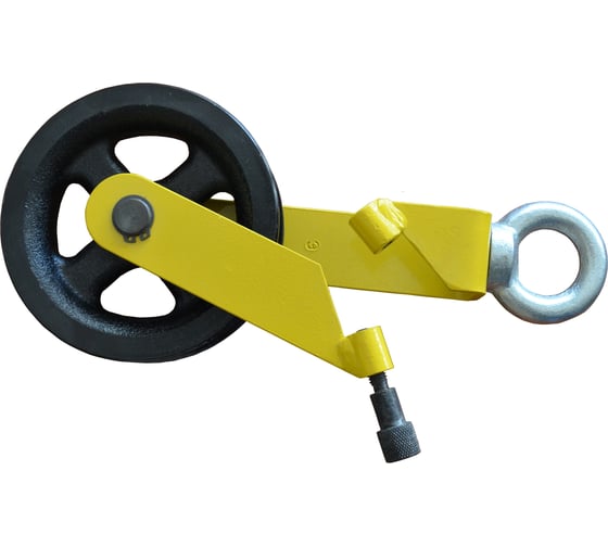 Изображение товара Блок монтажный с откидной щекой под веревку 0.5 т Гп-Б-0.5-05(02) САМСОН 060100040825