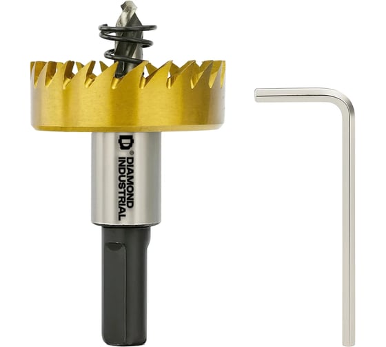 Изображение товара Коронка по металлу Diamond Industrial 40 мм универсальная М2 HSS-TIN DIDHSST40