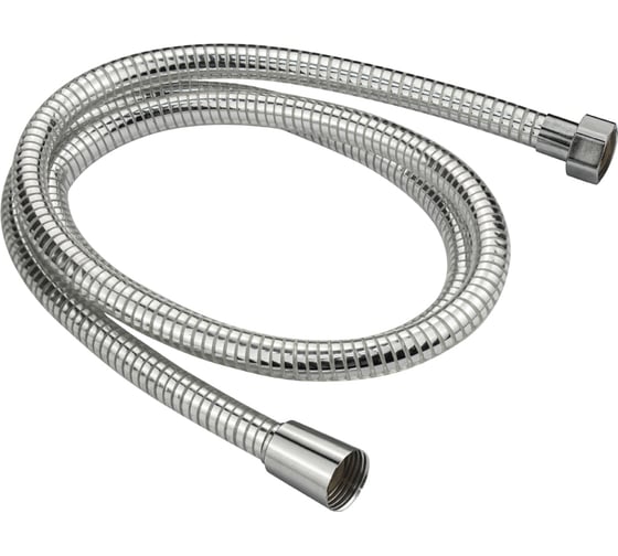 Изображение товара Шланг для душа Санакс из ПВХ, рельефный, в блистере, 150 см, цвет ХРОМ/БЕЛЫЙ 3768