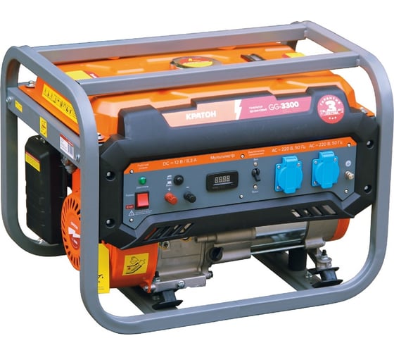 Изображение товара Бензиновый генератор Кратон GG-3300 3 08 01 040