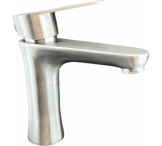 Изображение товара Смеситель для раковины OUTE из нержавеющей стали, матовый хром, высота смесителя 160 мм T40511