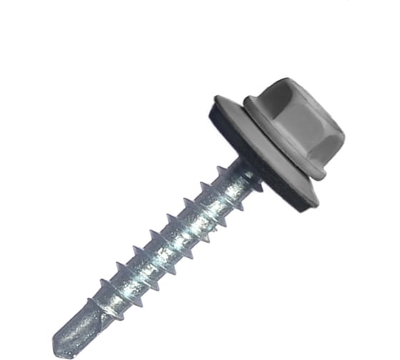 Изображение товара Кровельный саморез МЕТАЛЛСЕРВИС 4.8x29, RAL 7024, 200 шт. 1220551