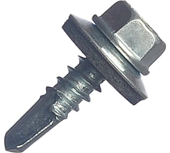 Изображение товара Кровельный саморез МЕТАЛЛСЕРВИС 5.5x19, цинк, 100 шт. 1220599