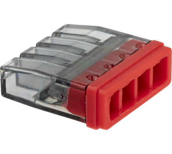 Изображение товара Монтажные клеммы duwi прозрачные СМК 772-204, 0,5-2,5мм2, прозрачная, 5 шт. 26730 0