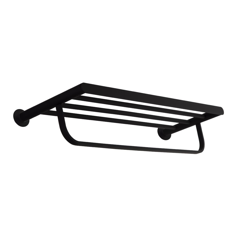 Изображение товара Полка для полотенец Ramon Soler XL для ванной комнаты, черный TOAL03NM