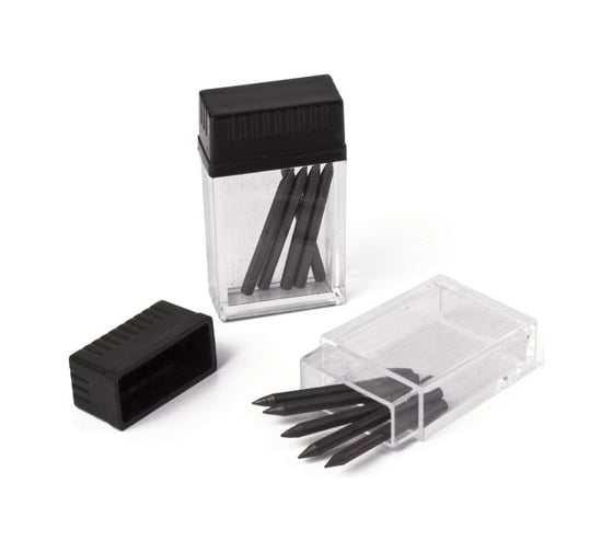 Изображение товара Запасные грифели для циркуля BRAUBERG набор 2 тубы по 5 шт 10 шт х 24 мм HB 2 мм блистер 210354