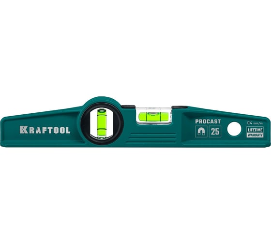 Изображение товара Магнитный литой уровень KRAFTOOL Procast 250 мм 34717-025