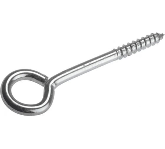 Изображение товара Шуруп крючок ARNO INDUSTRIES 6х60 25 шт О-образный для подвеса и крепления сталь оцинкованный ABR506006032007