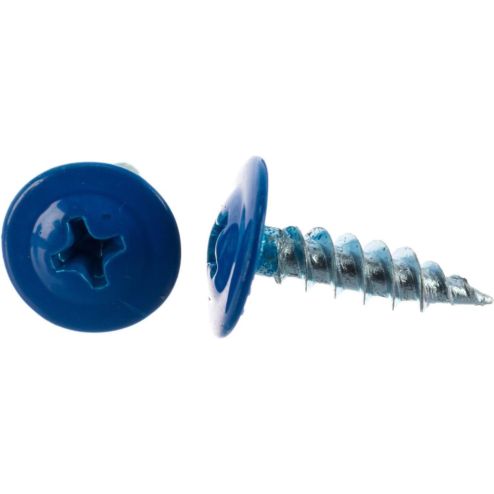 Изображение товара Саморез ARNO INDUSTRIES 4,2х25 с прессшайбой острый PH2 RAL5005 синий