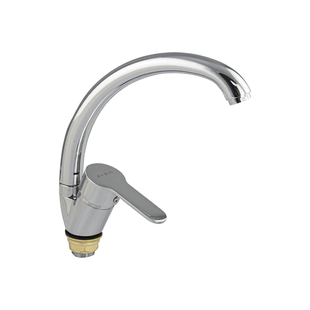 Изображение товара Смеситель для кухни FABIA боковой, шаровый, цвет хром 385011