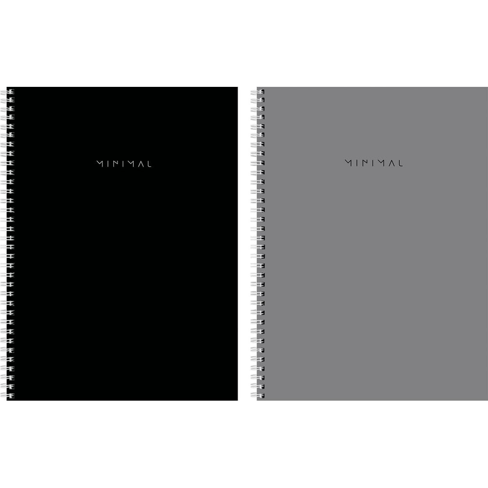 Изображение товара Бизнес-тетрадь BRAUBERG Minimal Classic А4, 120л, гребень, клетка, матовая ламинация, 405640