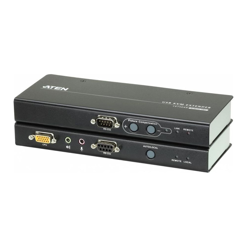 Изображение товара Удлинитель ATEN CE750A-AT-G SVGA USB+Audio+RS232 150 м