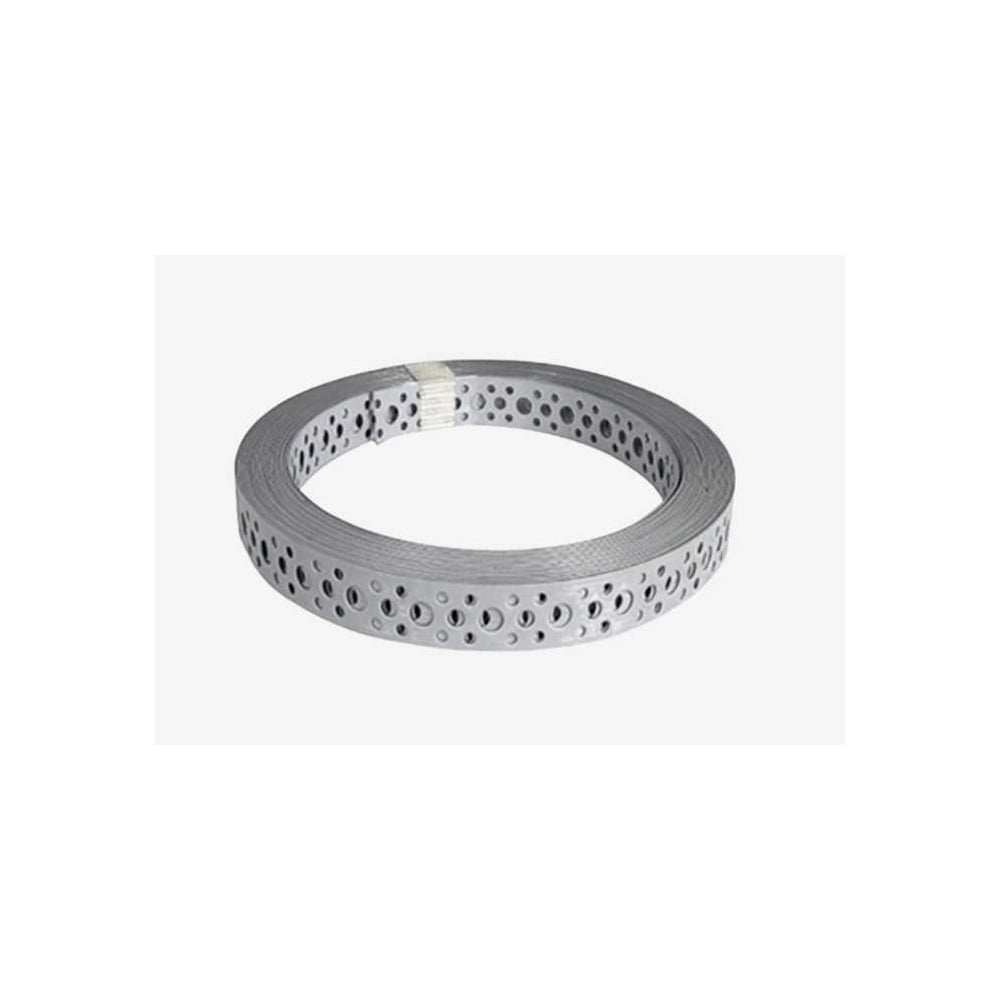 Изображение товара Перфорированная монтажная лента ARNO INDUSTRIES 12х0,5мм 5м. прямая для крепления и фиксации оцинкованная сталь AJМ00012050П099