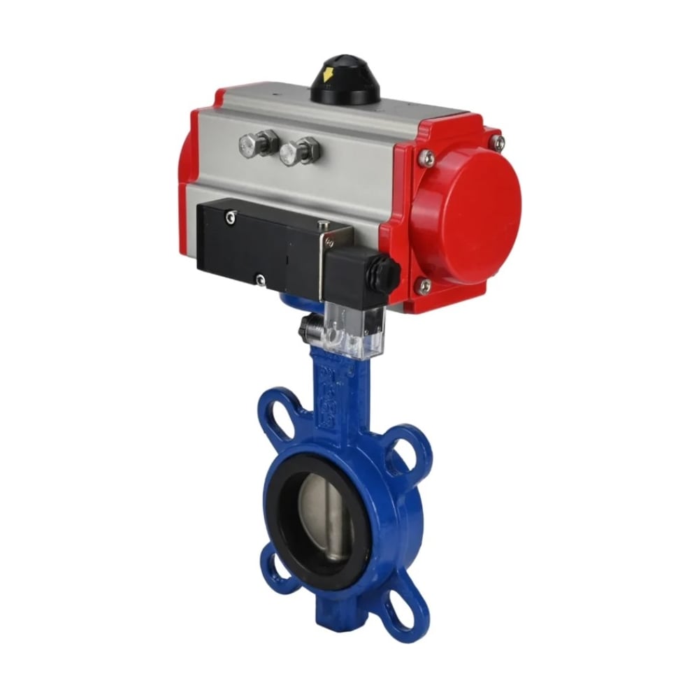 Затвор дисковый DN.ru GGG40-304-EPDM-2W-F-H Ду65 Ру16 фланц., с пн.прив. DA-105-1, пн.расп. PND2-S1EM-52-1NC-J08-24VDC, БКВ LSB-510-02ExM12-250 D050-92191
