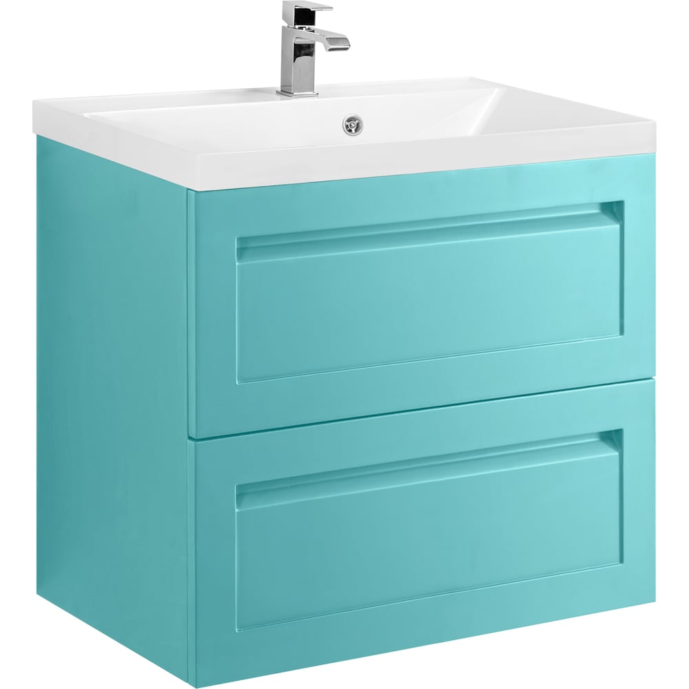 Изображение товара Тумба подвесная Art&Max PLATINO 580-2C-SO-MM светло-зелёный матовый