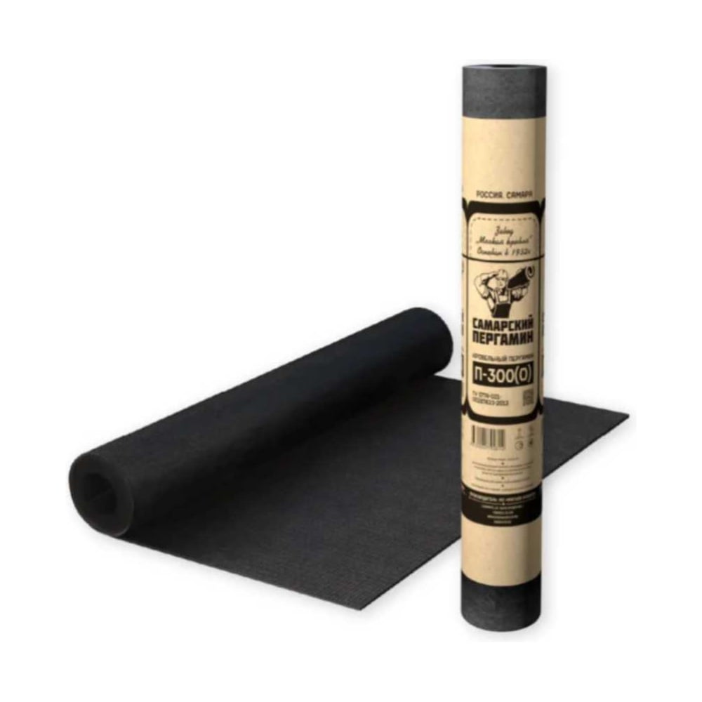 Изображение товара Пергамин АО "Мягкая кровля" П-300(О), 20 м 29398