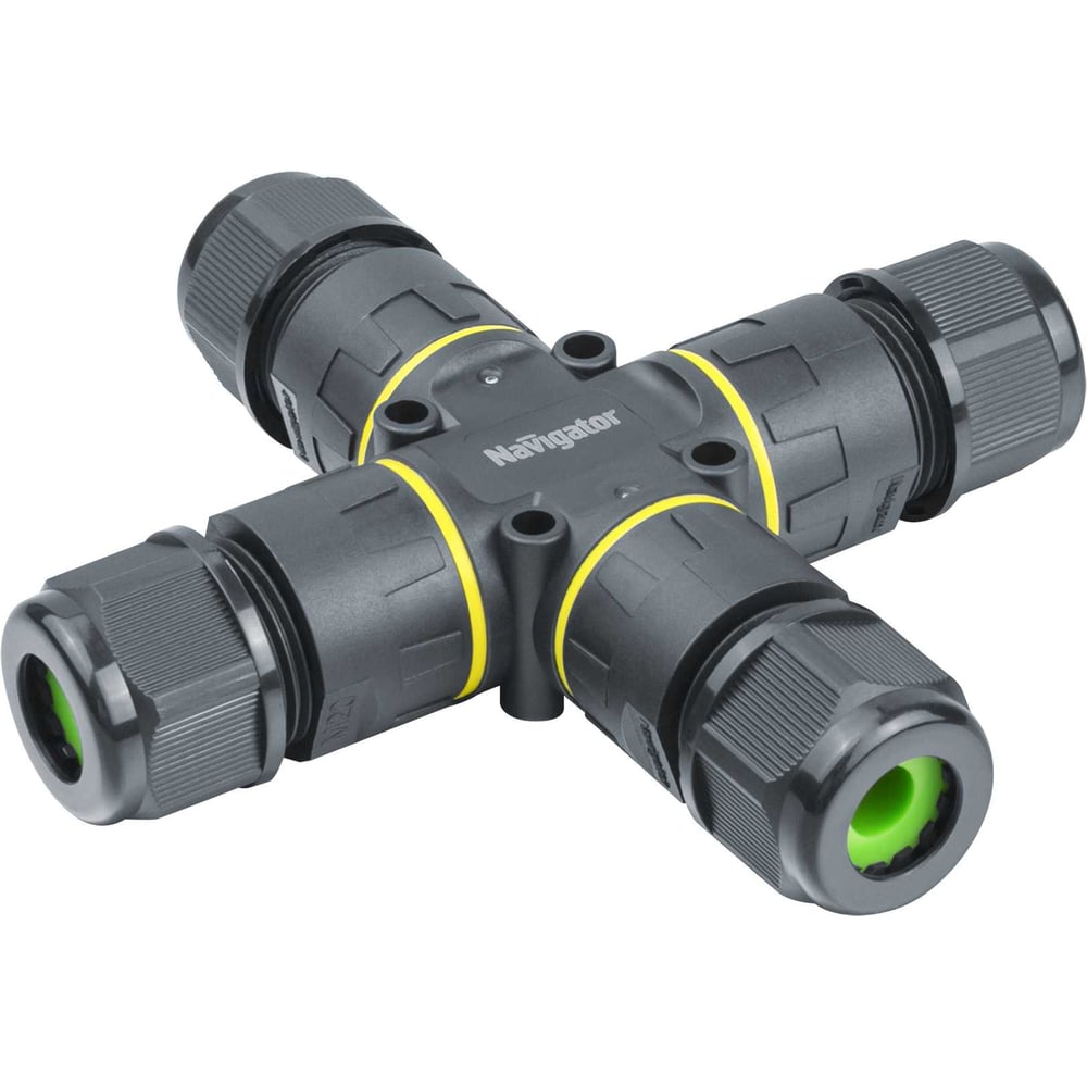 Изображение товара Коннектор Navigator 95 828 NTB-X03-3P-IP68 X-образный 3PIN 95828