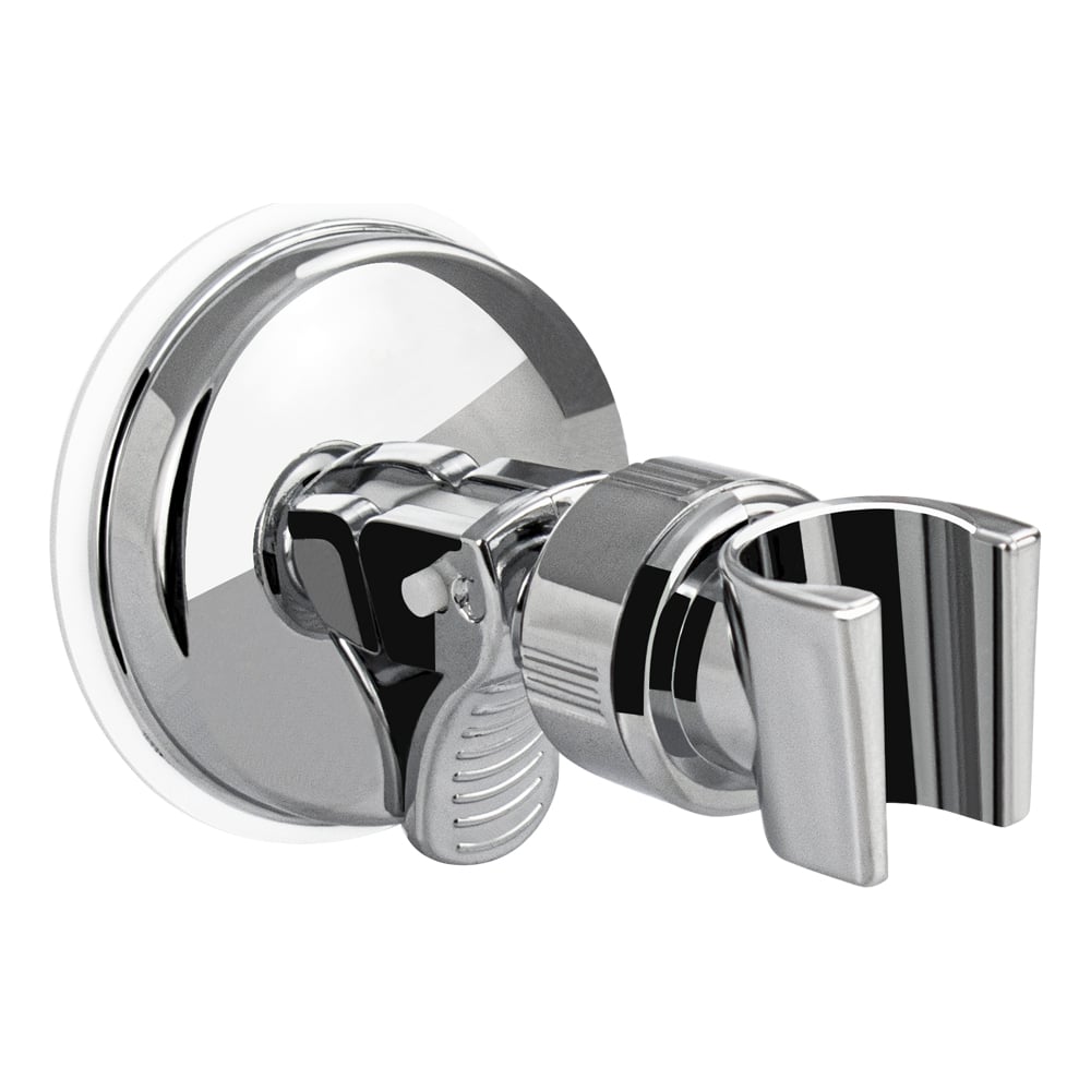 Изображение товара Кронштейн для душевой лейки GFmark пластиковый, на присоске, поворотный, хромированный 10181