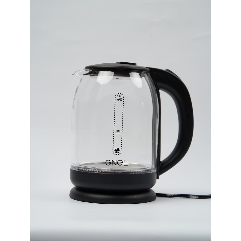 Изображение товара Чайник электрический стеклянный с подсветкой GNEL GLP-1500