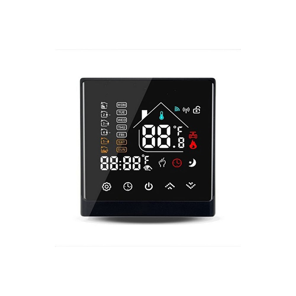 Изображение товара Терморегулятор теплого пола STOUT STE-3002-311712 16А, черный RG0094NU9A5FGV