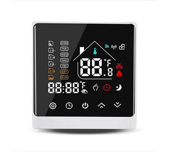 Изображение товара Терморегулятор теплого пола STOUT STE-3002-311712 16А, белый RG0094NU9A5FGS