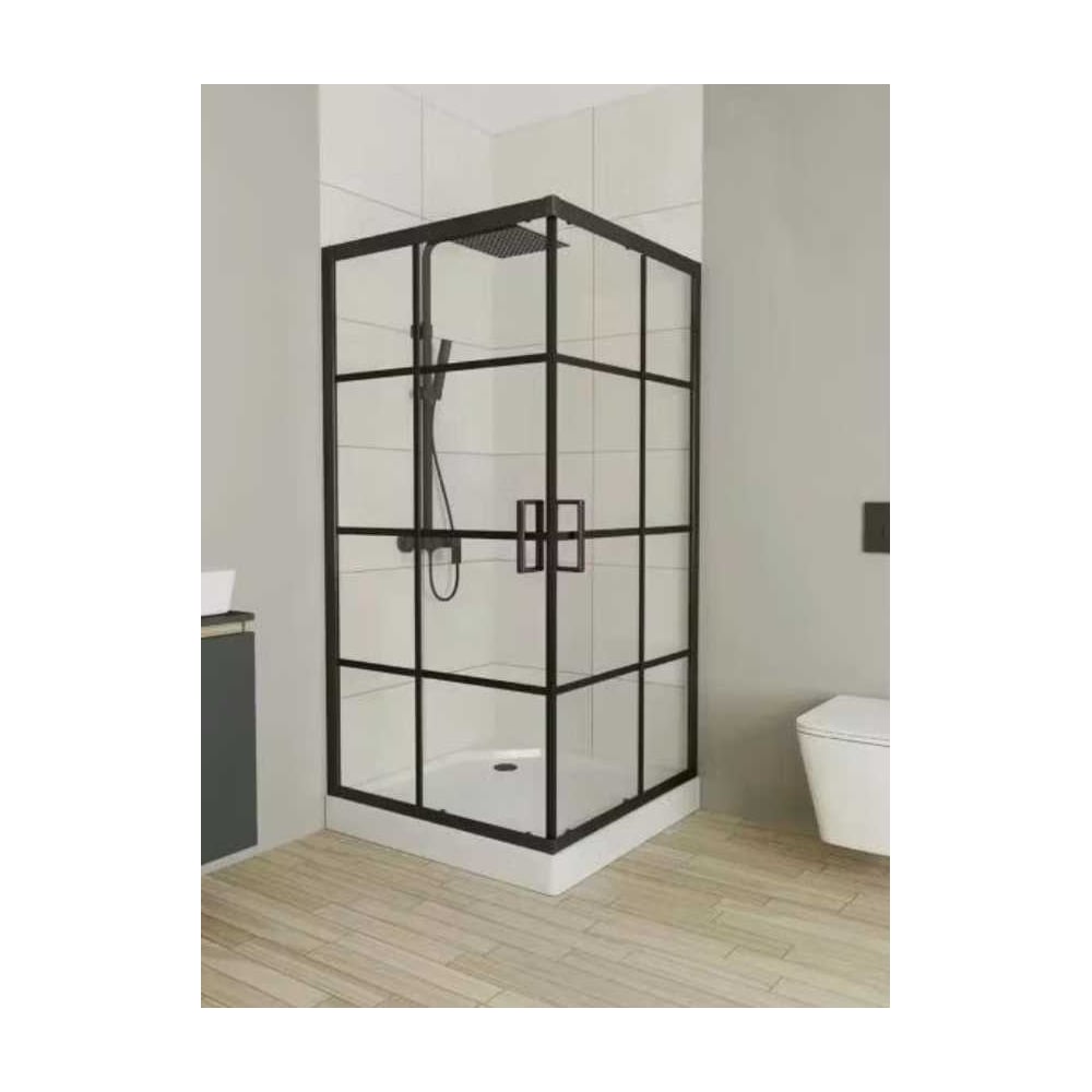 Изображение товара Душевой уголок Bauedge BAU Stil square 90x90 с поддоном 12,5 см