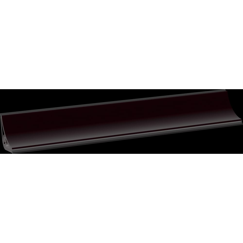 Изображение товара Плинтус алюминиевый KORNER LB15 Лира А012 черный матовый, 3.0 м LB15 А012