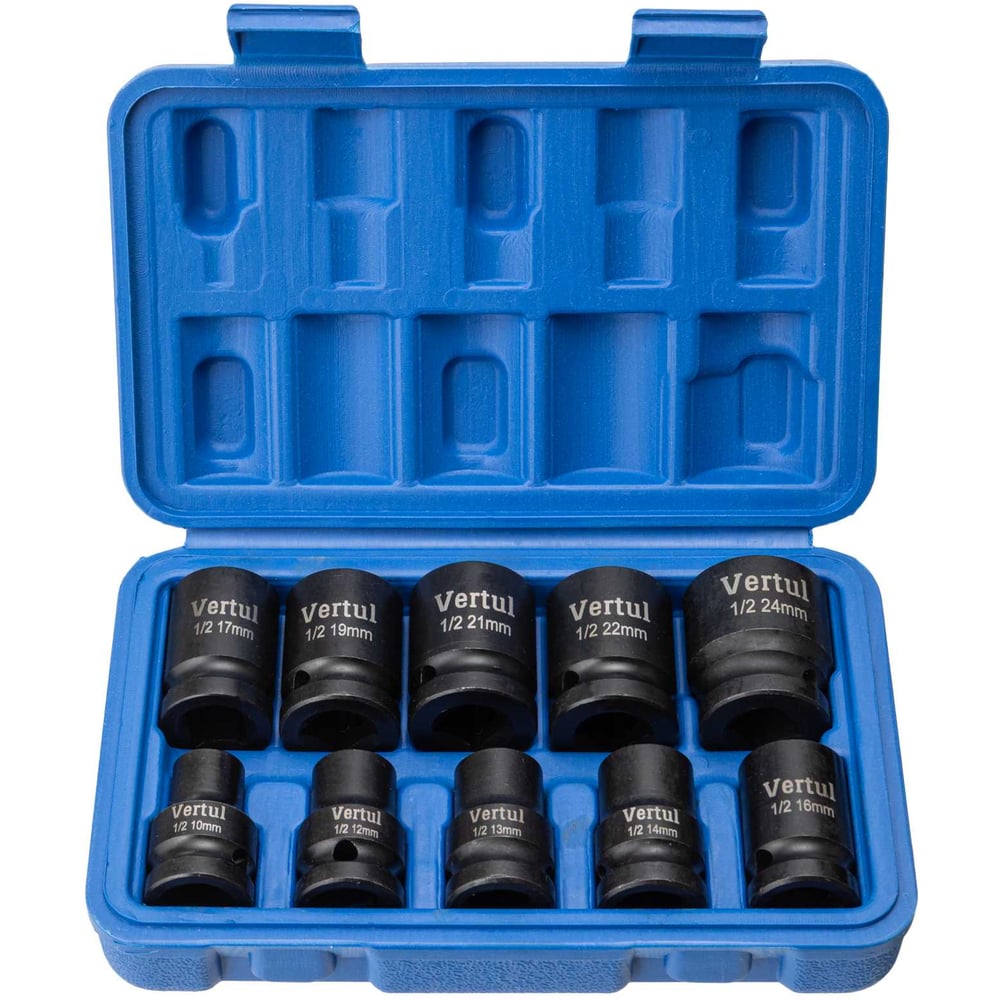 Изображение товара Набор головок VERTUL VR83010 10 шт 10-24 мм