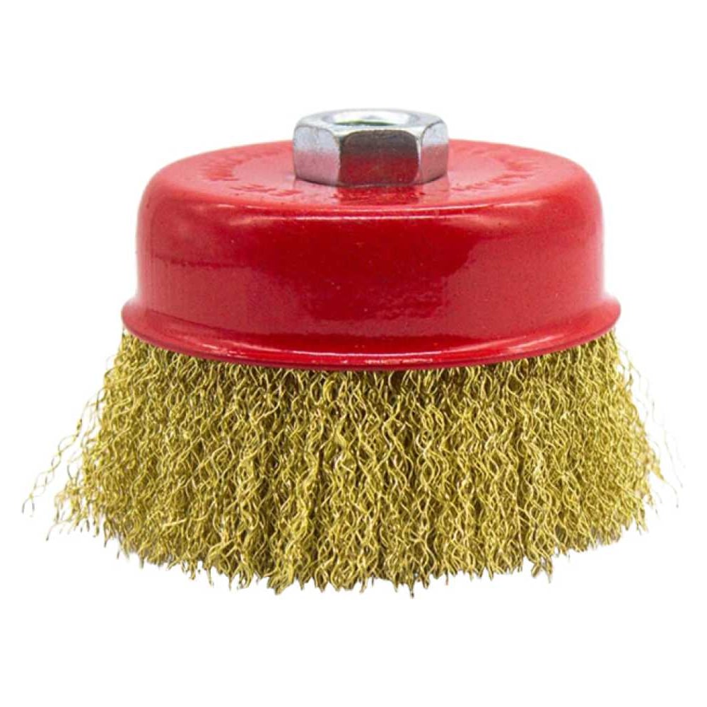 Изображение товара Щетка СИЛАЧ 025167 УШМ 100 мм М14 волнистая для металла