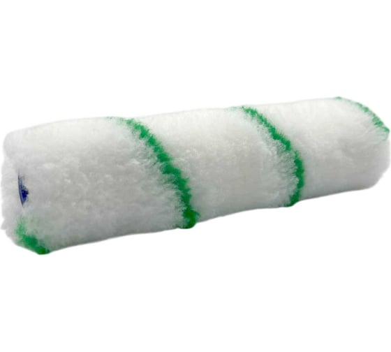 Изображение товара Валик малярный для красок Alvar 150х15мм, ворс 12 мм, белый-зеленый, 5 штук AL-V150WG_5