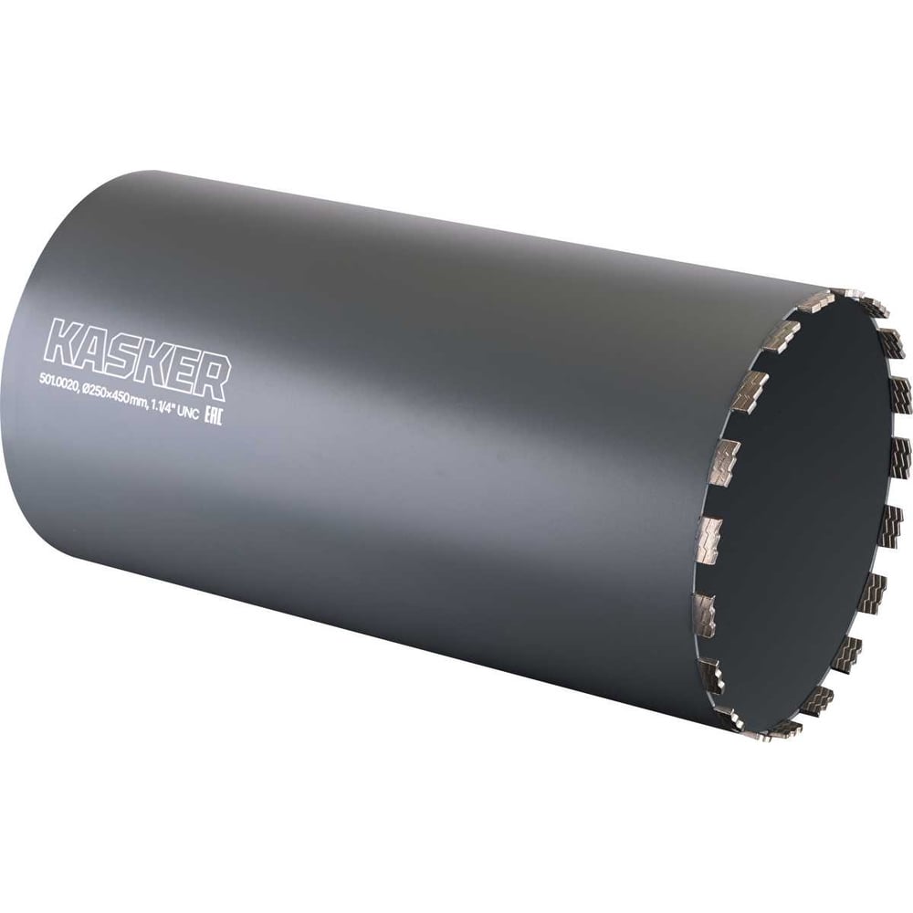 Изображение товара Коронка алмазная Kasker 250х450 мм, 1.1/4 UNC, Professional, 19 сегментов 501.0020
