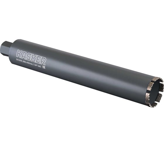 Изображение товара Коронка алмазная Kasker 82х450 мм, 1.1/4 UNC, Professional, 8 сегментов 501.0010