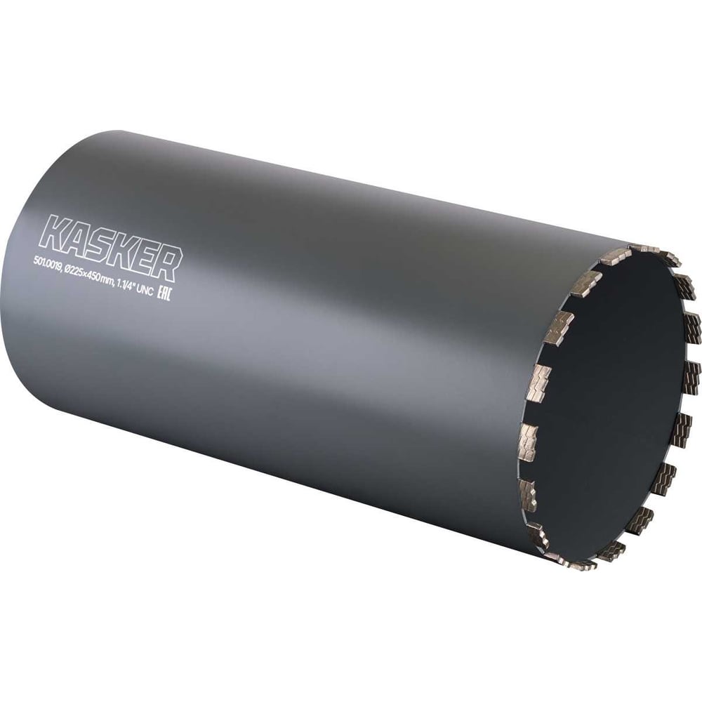 Изображение товара Коронка алмазная Kasker 225х450 мм, 1.1/4 UNC, Professional, 18 сегментов 501.0019